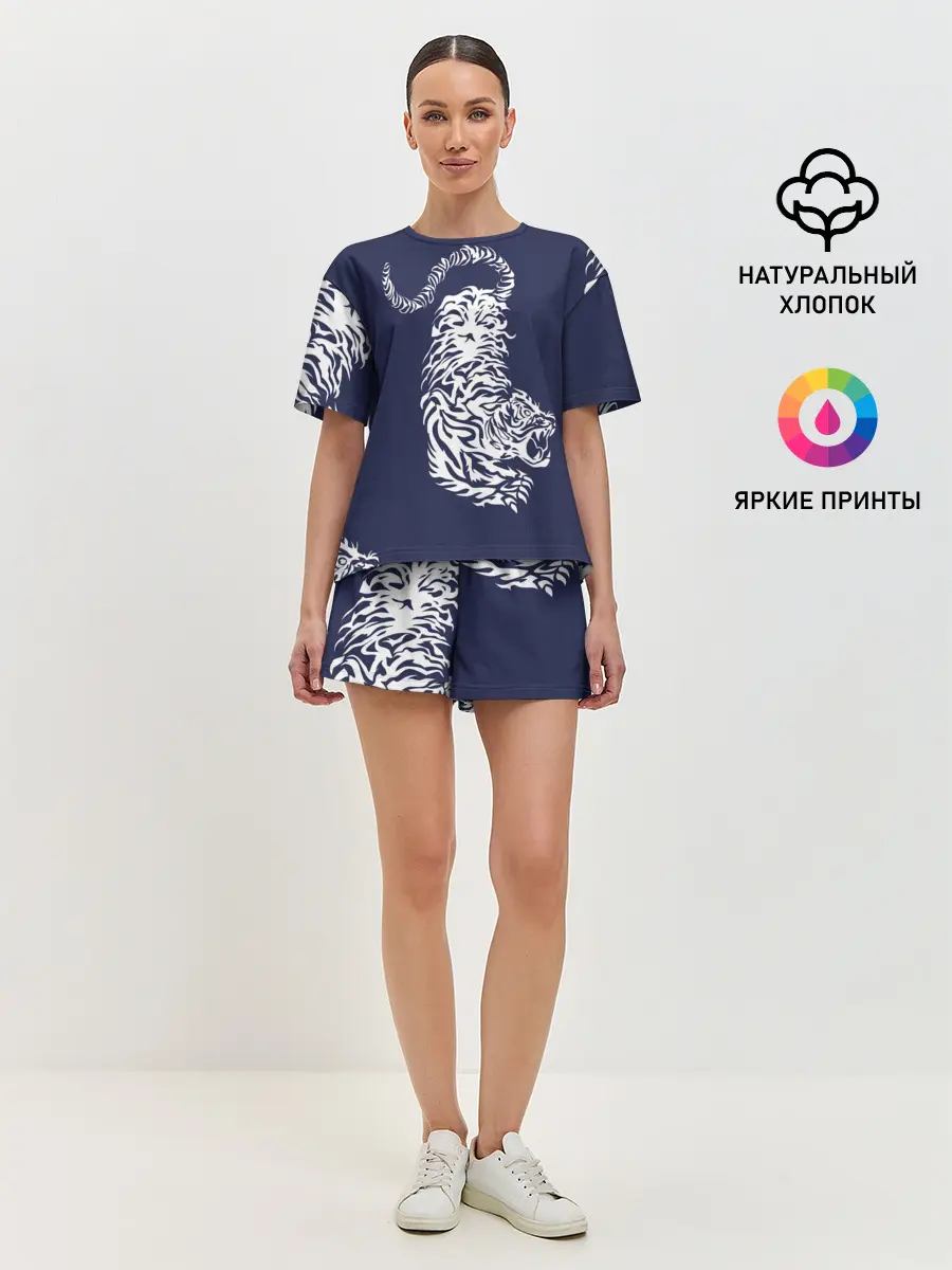 Женская пижама с шортами / ХАНЕМИЯ КАЗУТОРА | HANEMIYA