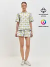 Женская пижама с шортами / Кот с бананом
