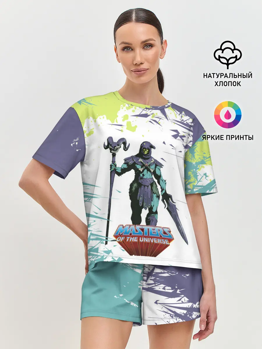 Женская пижама с шортами / SKELETOR | СКЕЛЕТОР