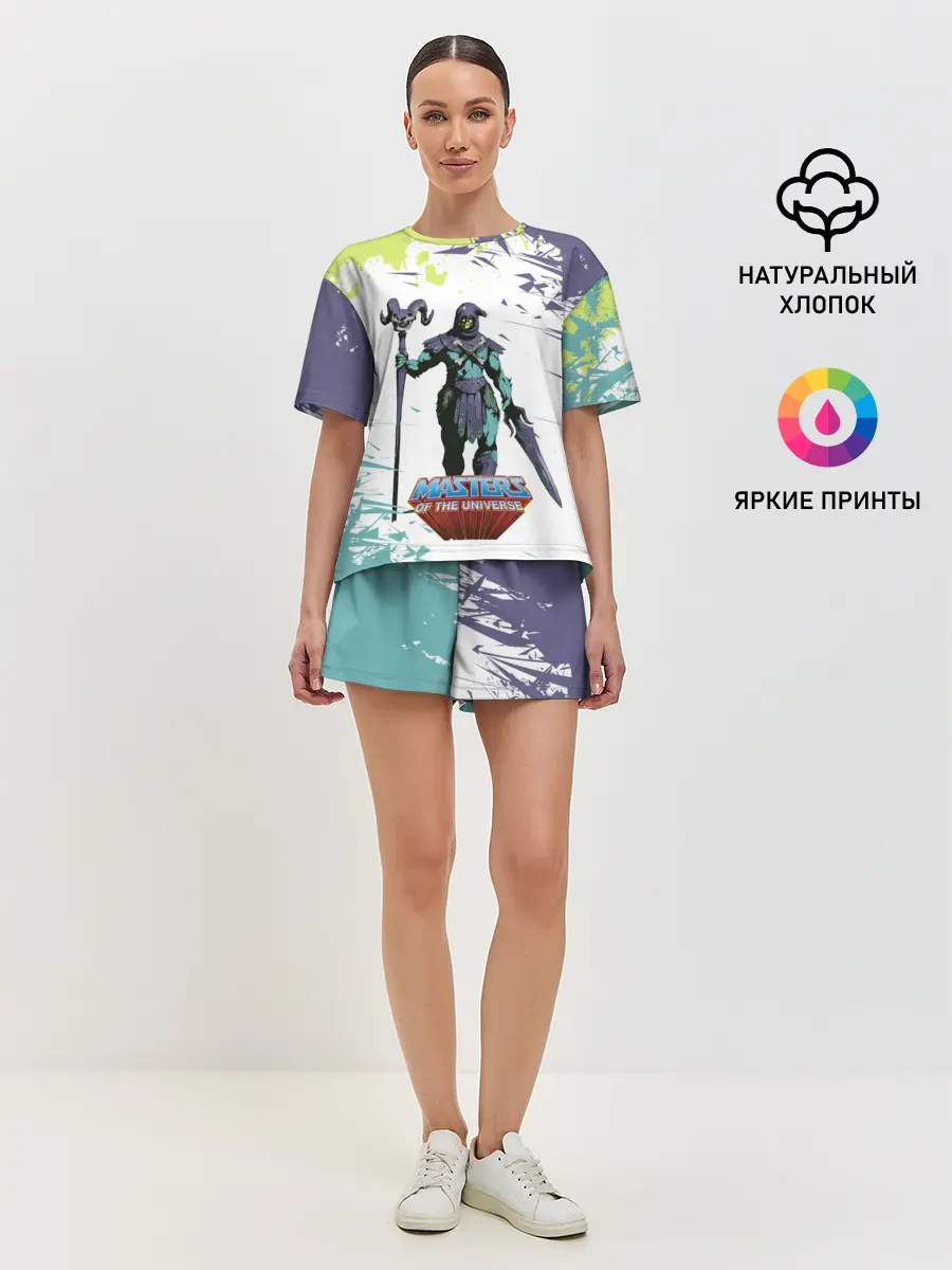 Женская пижама с шортами / SKELETOR | СКЕЛЕТОР