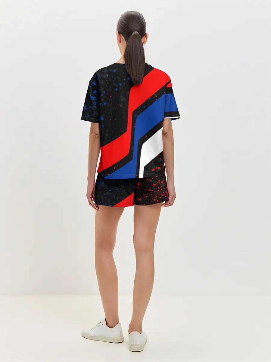 Женская пижама с шортами / SUZUKI / СУЗУКИ / RACING