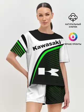 Женская пижама с шортами / KAWASAKI / КАВАСАКИ / SPORT