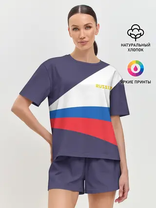 Женская пижама с шортами / Токио 2021 Форма России