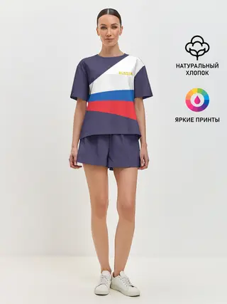 Женская пижама с шортами / Токио 2021 Форма России