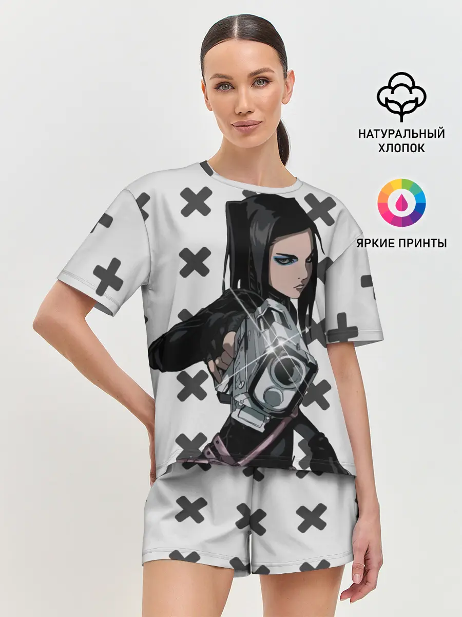 Женская пижама с шортами / Риэл Мэйер из Эрго Прокси