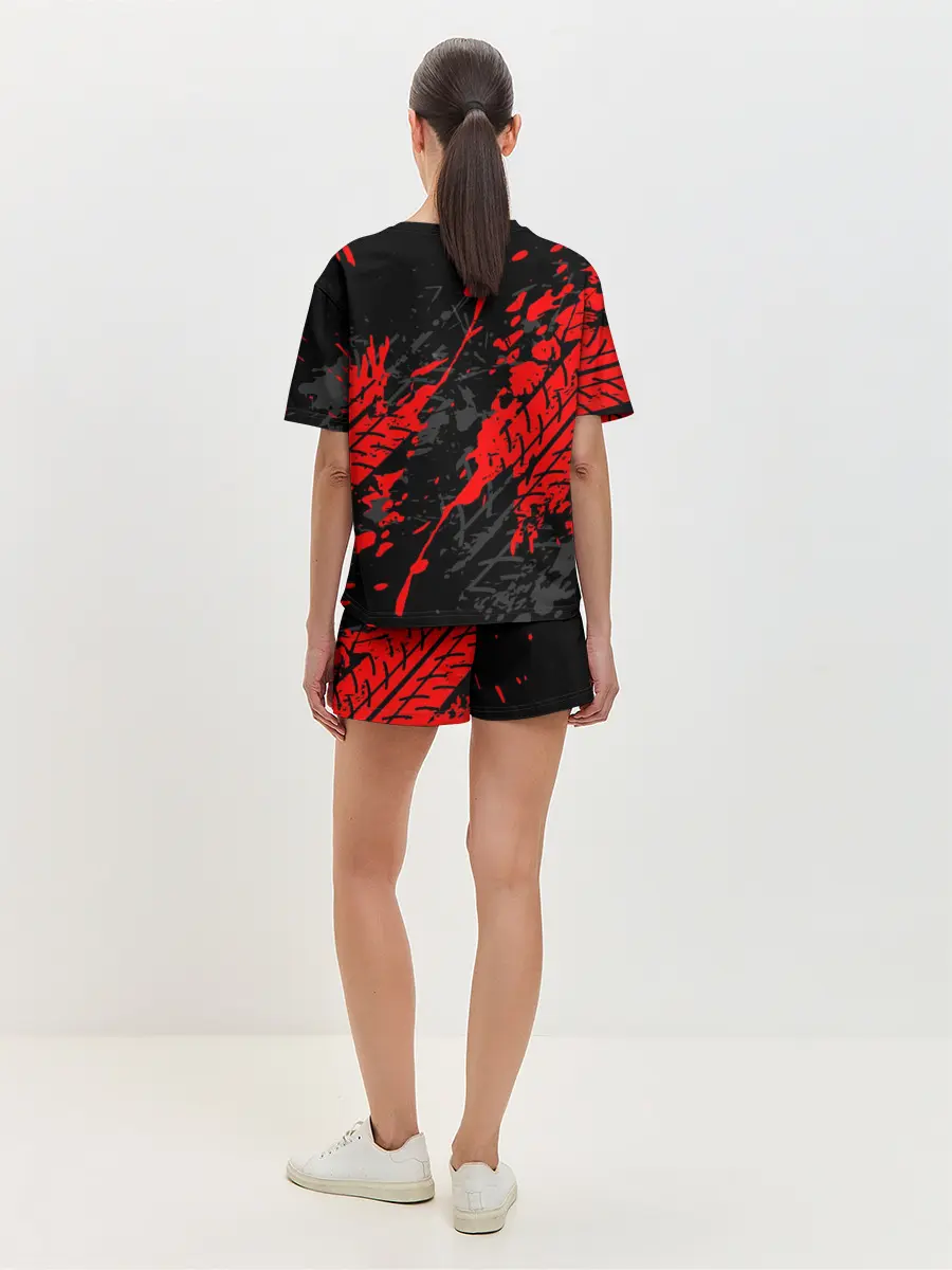 Женская пижама с шортами / KAWASAKI NINJA / КАВАСАКИ