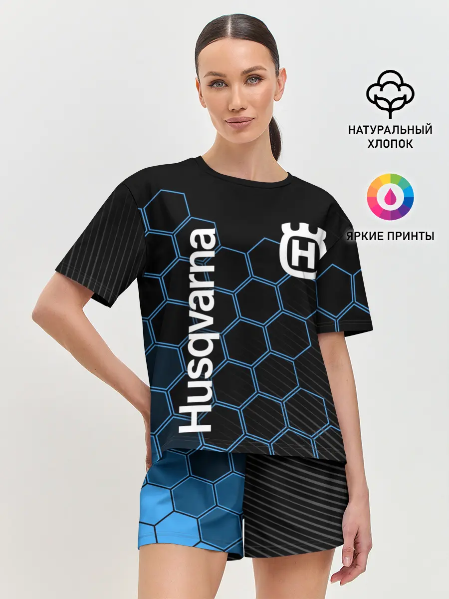Женская пижама с шортами / HUSQVARNA / ХУСКВАРНА