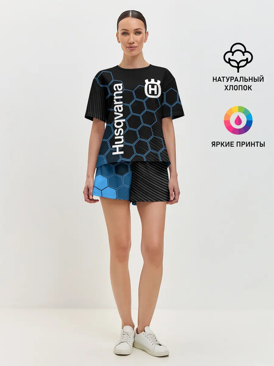 Женская пижама с шортами / HUSQVARNA / ХУСКВАРНА