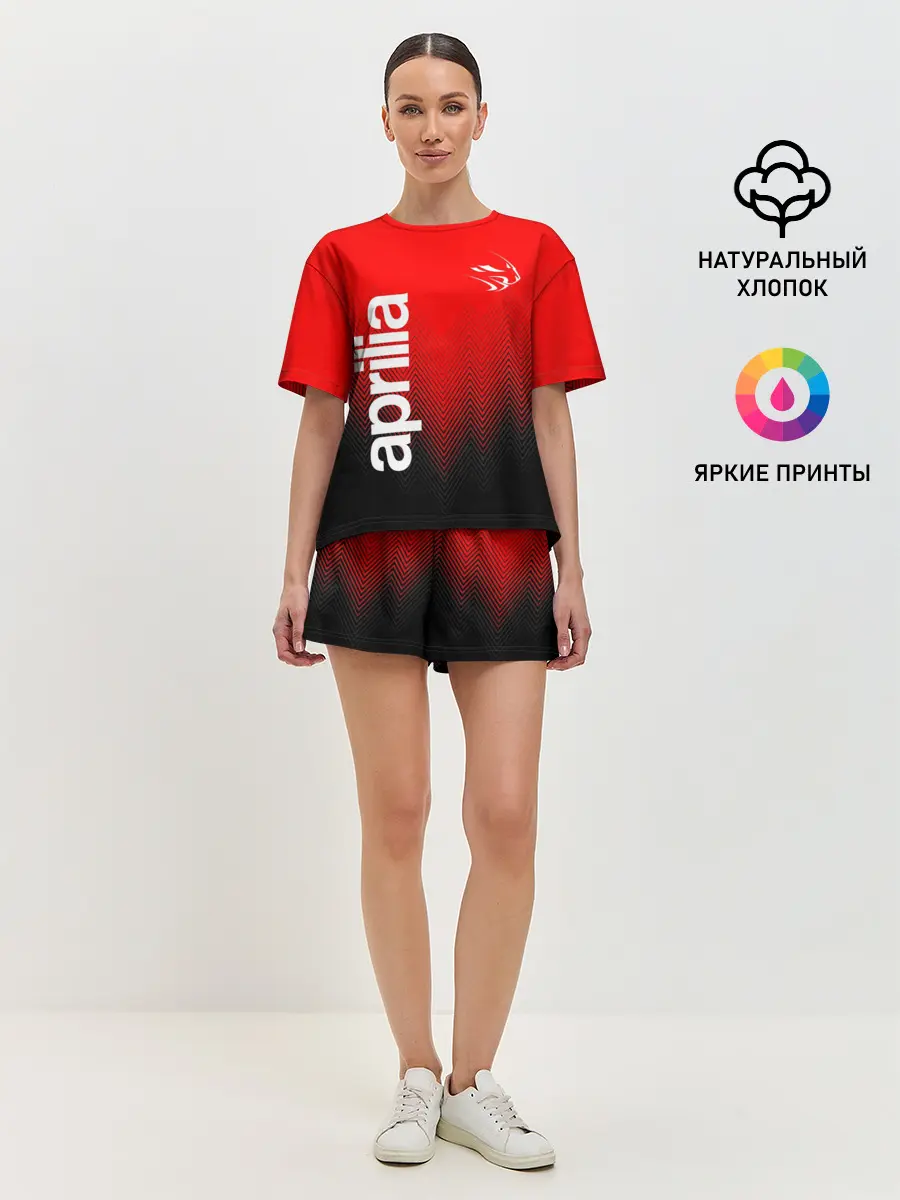 Женская пижама с шортами / APRILIA / АПРИЛИЯ / MOTO