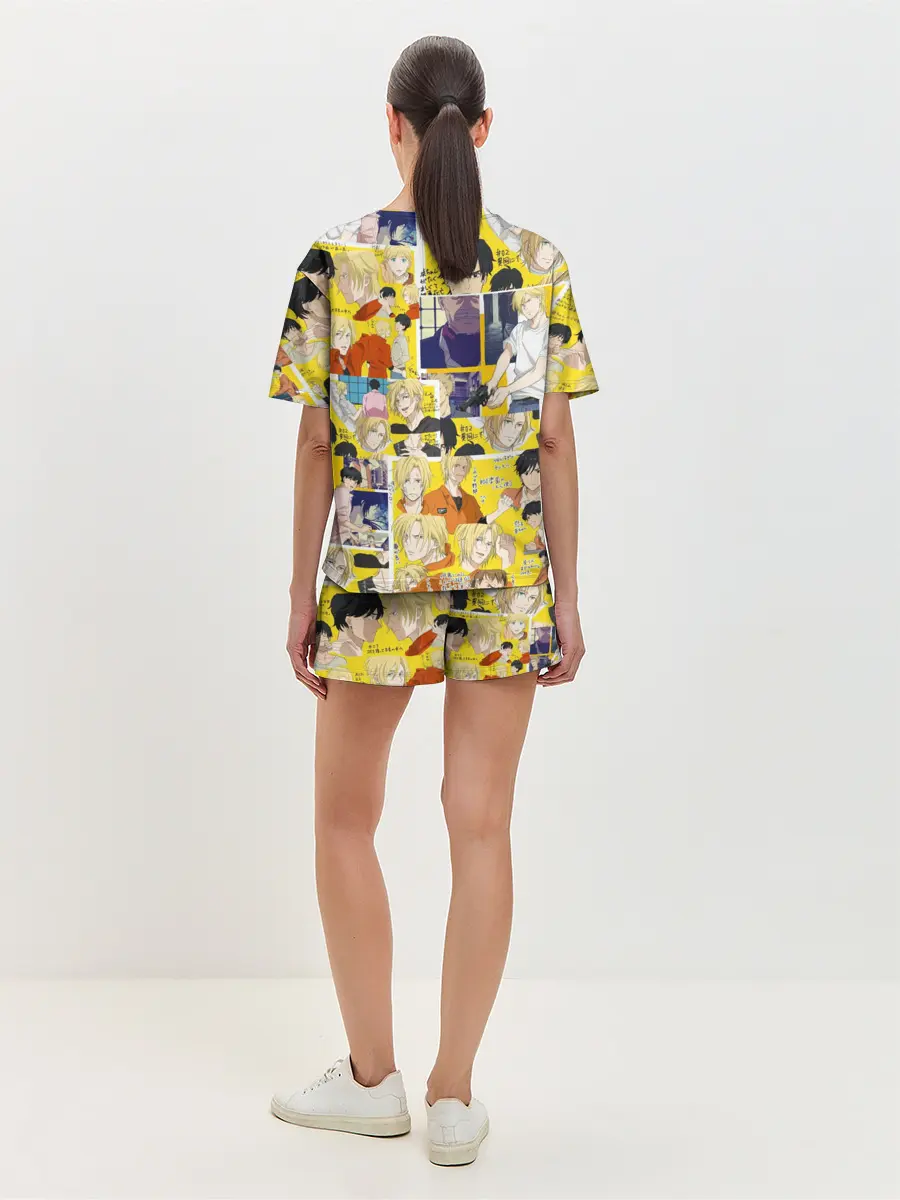 Женская пижама с шортами / Banana Fish