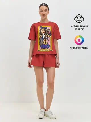 Женская пижама с шортами / Некоторо. Мозаика