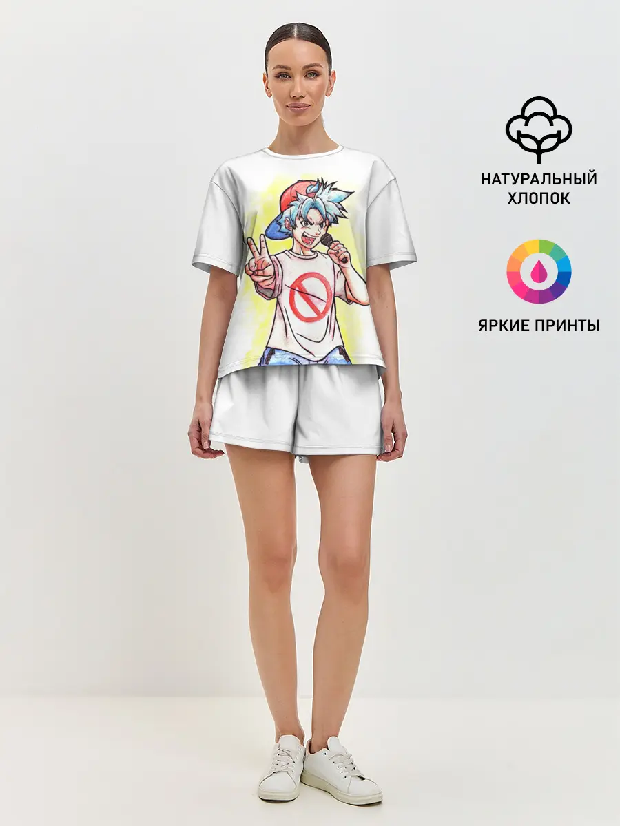 Женская пижама с шортами / Friday Night Funkin Boyfriend