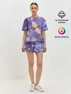 Женская пижама с шортами / Галактика