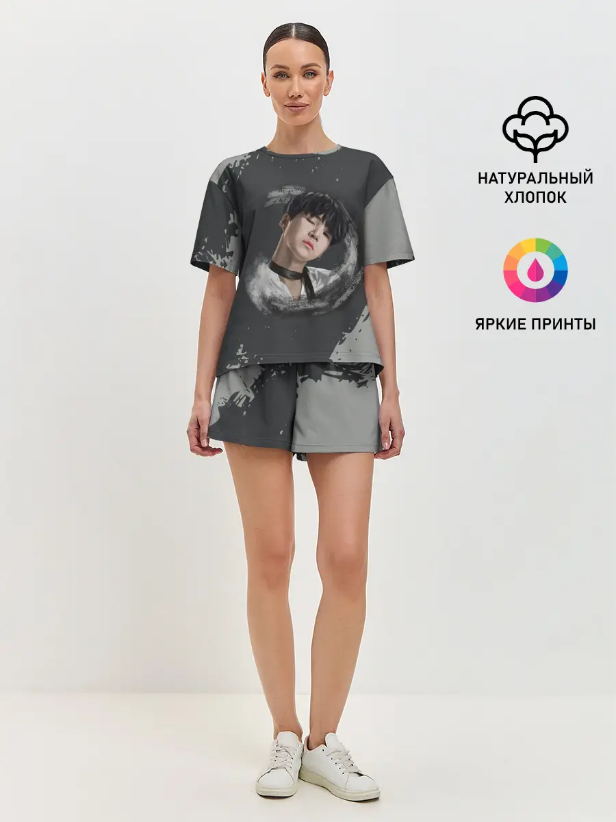 Женская пижама с шортами / BTS | БТС