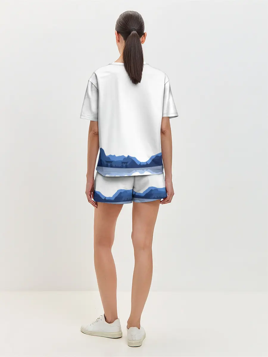 Женская пижама с шортами / Фрэнки One Piece. Большой куш