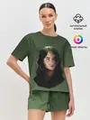 Женская пижама с шортами / BILLIE EILISH | БИЛЛИ АЙЛИШ