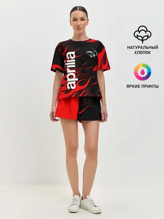 Женская пижама с шортами / APRILIA / АПРИЛИЯ / MOTO