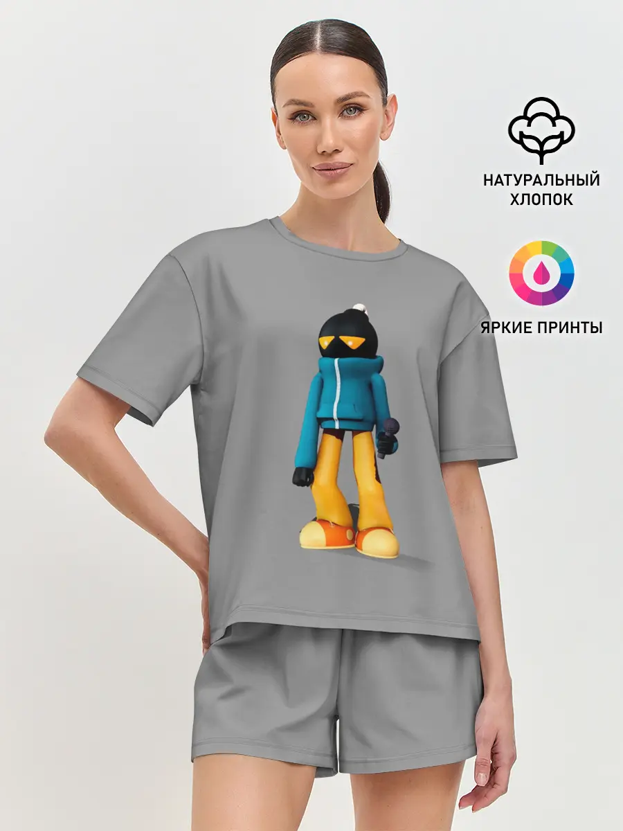 Женская пижама с шортами / Friday Night Funkin Whitty