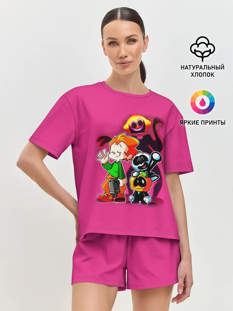 Женская пижама с шортами / Friday Night Funkin персы
