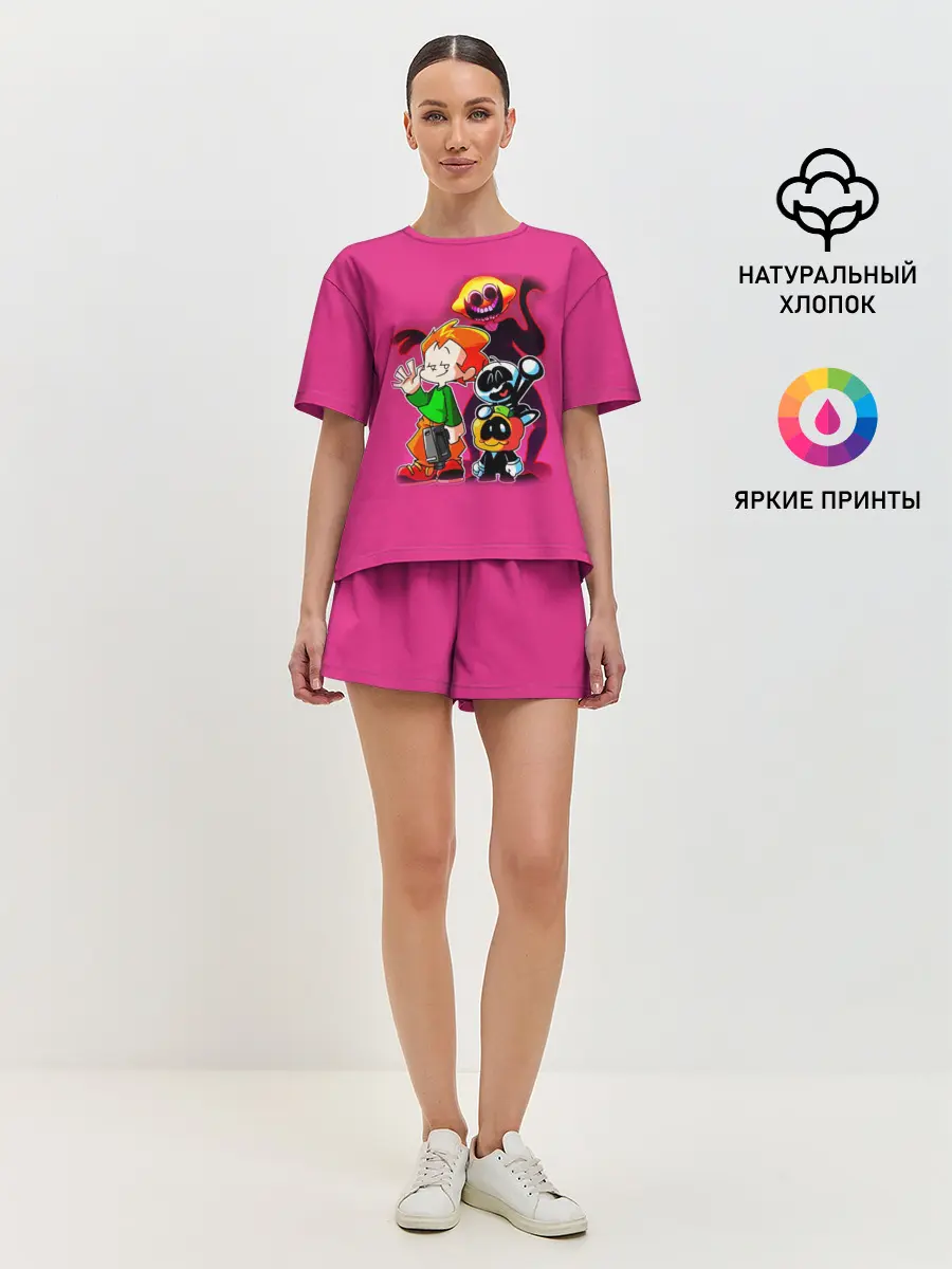 Женская пижама с шортами / Friday Night Funkin персы