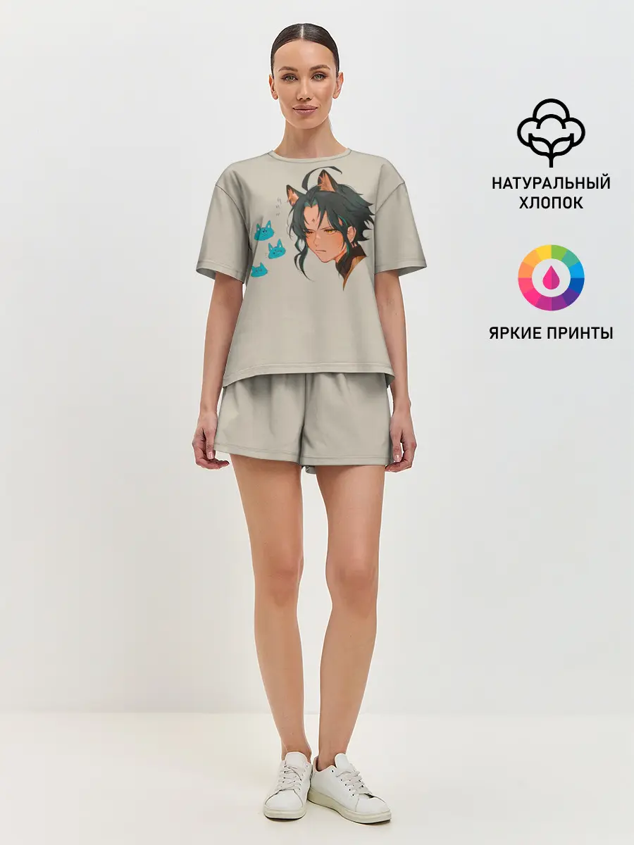 Женская пижама с шортами / Сяо из Genshin Impact