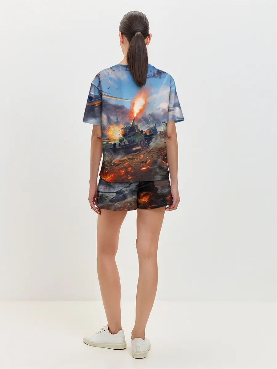Женская пижама с шортами / WAR THUNDER / ВАР ТАНДЕР