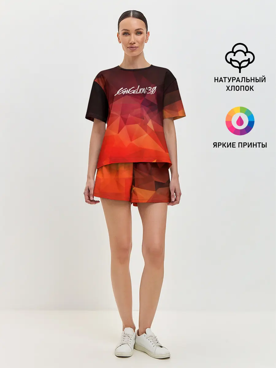 Женская пижама с шортами / Evangelion 3.0 | Евангелион 3.0