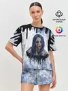 Женская пижама с шортами / BILLIE EILISH | БИЛЛИ АЙЛИШ