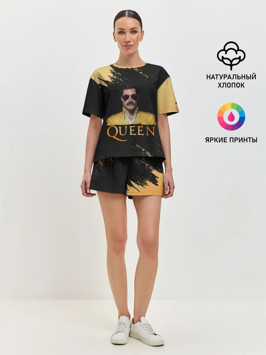 Женская пижама с шортами / Фредди Меркьюри | Freddie Mercury