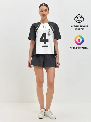 Женская пижама с шортами / Бокуто 4 форма Фукуродани