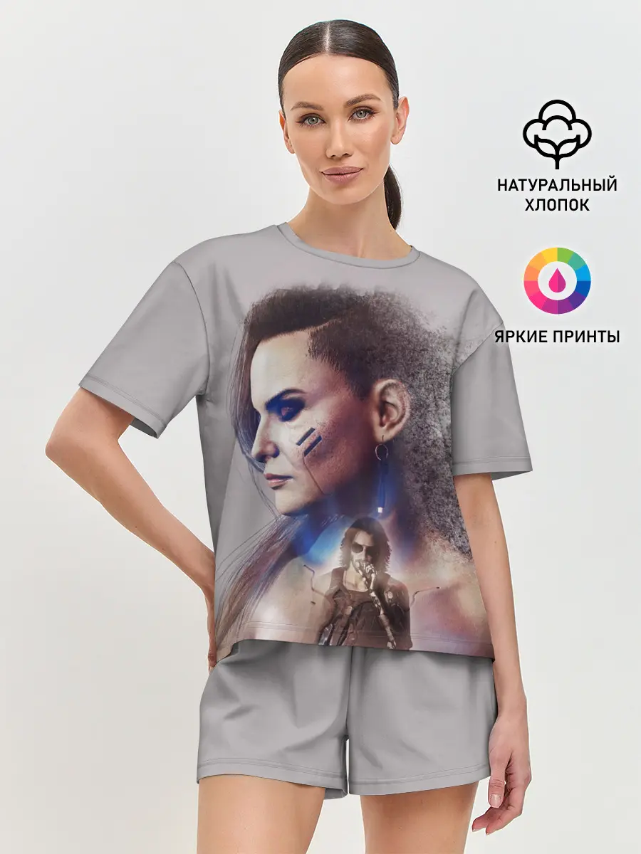 Женская пижама с шортами / CP77 | Rogue and Johnny