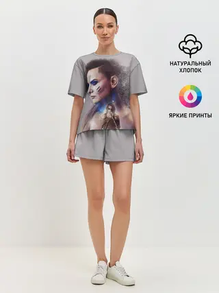 Женская пижама с шортами / CP77 | Rogue and Johnny