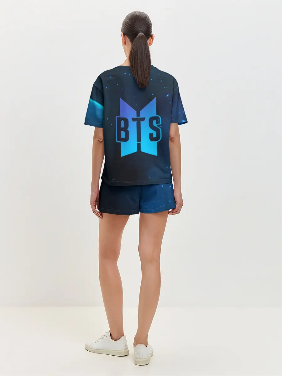 Женская пижама с шортами / BTS | БТС | ЛОГО