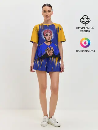 Женская пижама с шортами / LIL PEEP | ЛИЛ ПИП