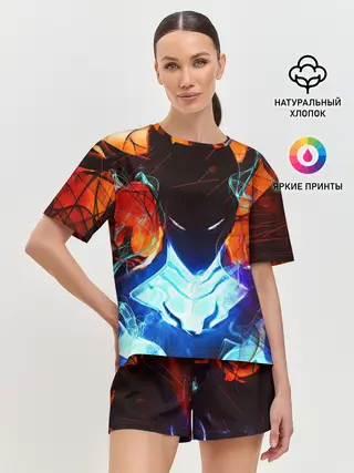 Женская пижама с шортами / Поднятие уровня в одиночку