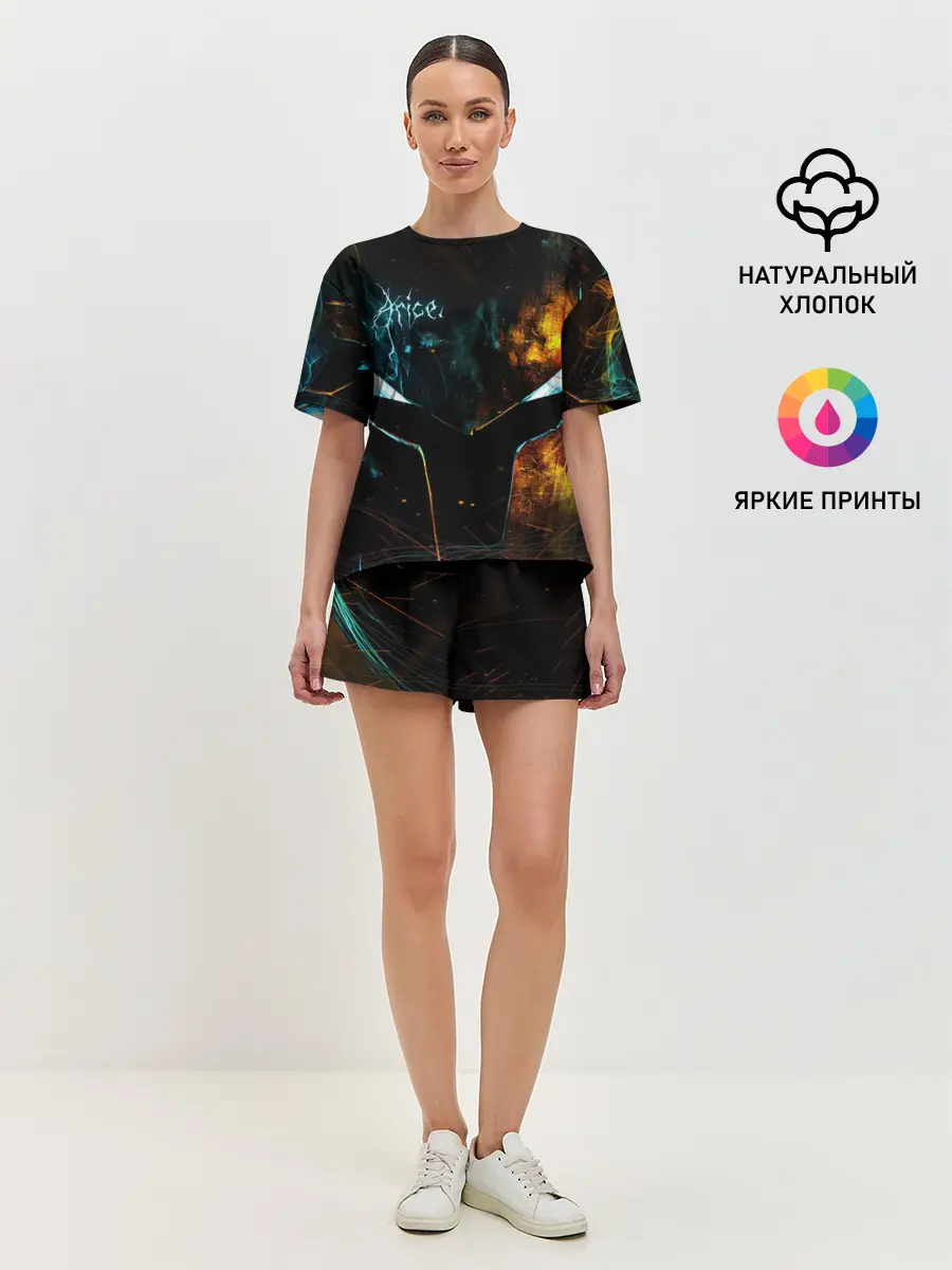 Женская пижама с шортами / Поднятие уровня в одиночку