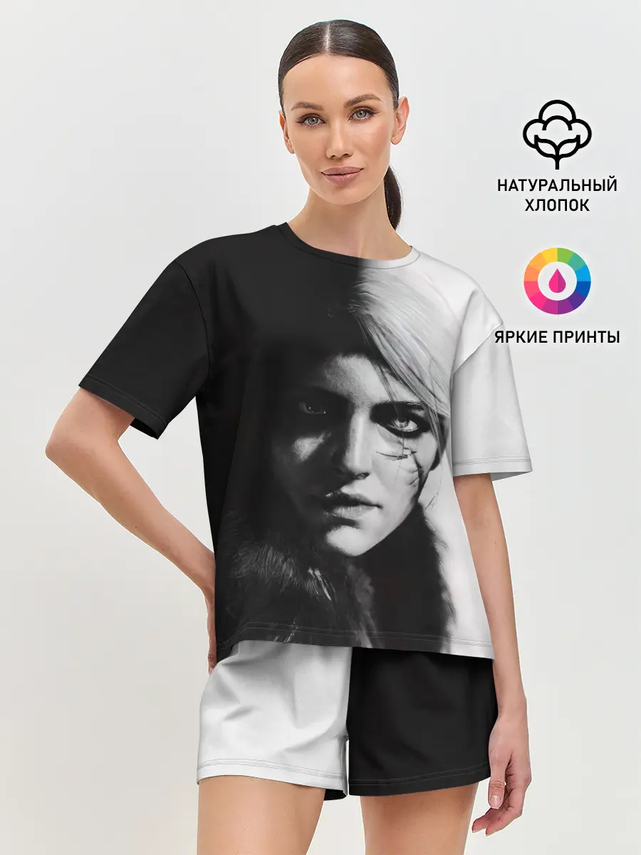 Женская пижама с шортами / Цирилла