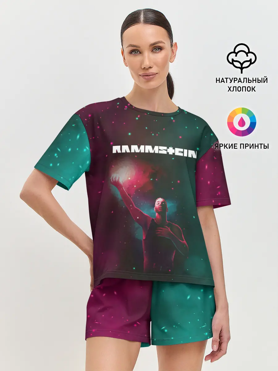 Женская пижама с шортами / RAMMSTEIN | РАМШТАЙН