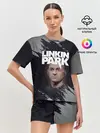 Женская пижама с шортами / ЧЕСТЕР | ЛИНКИН ПАРК