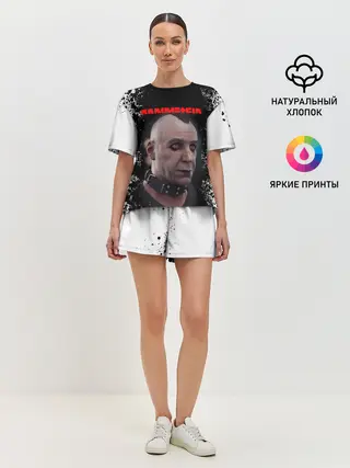 Женская пижама с шортами / RAMMSTEIN | РАМШТАЙН