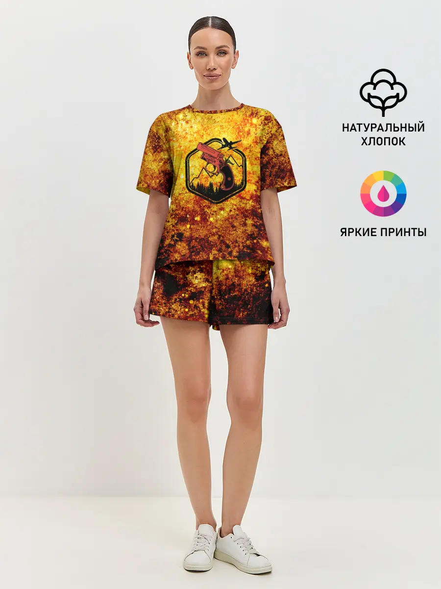 Женская пижама с шортами / АИР ДРОП | ПАБГ