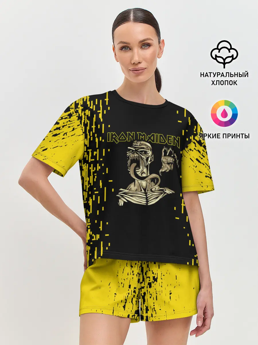 Женская пижама с шортами / IRON MAIDEN | АЙРОН МЕЙДЕН