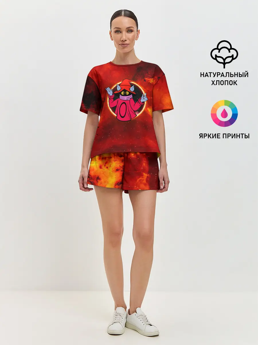 Женская пижама с шортами / COSMO ORKO | ВОЛШЕБНИК ОРКО