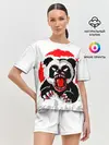 Женская пижама с шортами / Злая Кровавая Панда