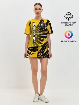 Женская пижама с шортами / BALTMOTORS / КРЫЛЬЯ