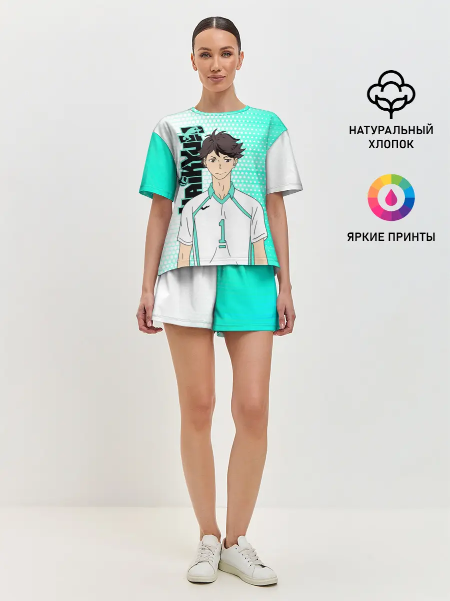 Женская пижама с шортами / Тоору Ойкава / Oikawa Toru