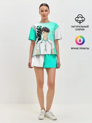 Женская пижама с шортами / Тоору Ойкава / Oikawa Toru