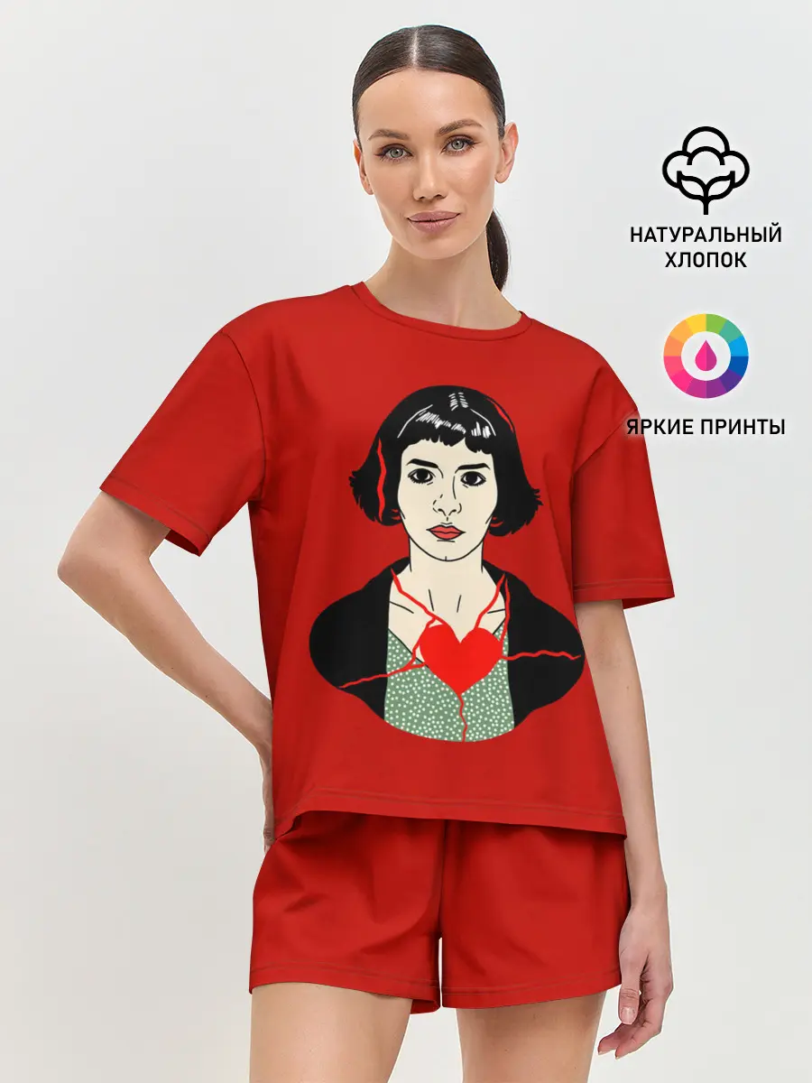 Женская пижама с шортами / Амели / Amelie