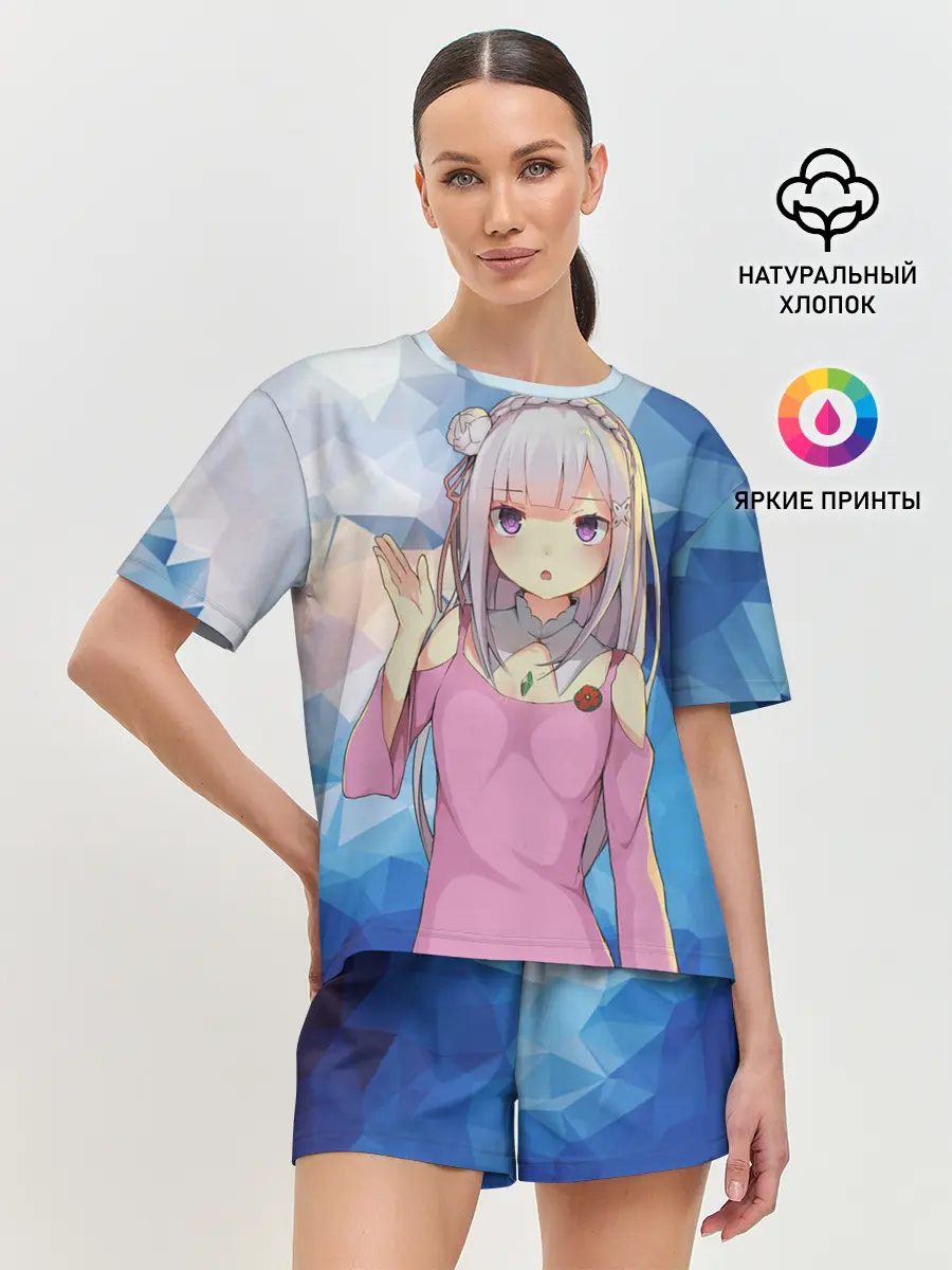 Женская пижама с шортами / Emilia&Rem