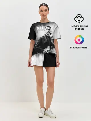 Женская пижама с шортами / Вячеслав Бутусов Наутилус Помпилиус